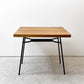 ジャパンビンテージ Japan Vintage 古材 x 鉄脚 ダイニングテーブル W89cm リメイク家具 インダストリアルデザイン  ●