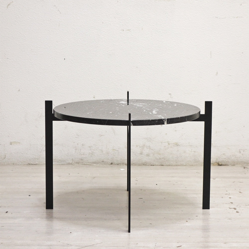 オックスデンマーク OX DENMARQ シングルデックテーブル SINGLE DECK TABLE 大理石×スチール ブラック ●