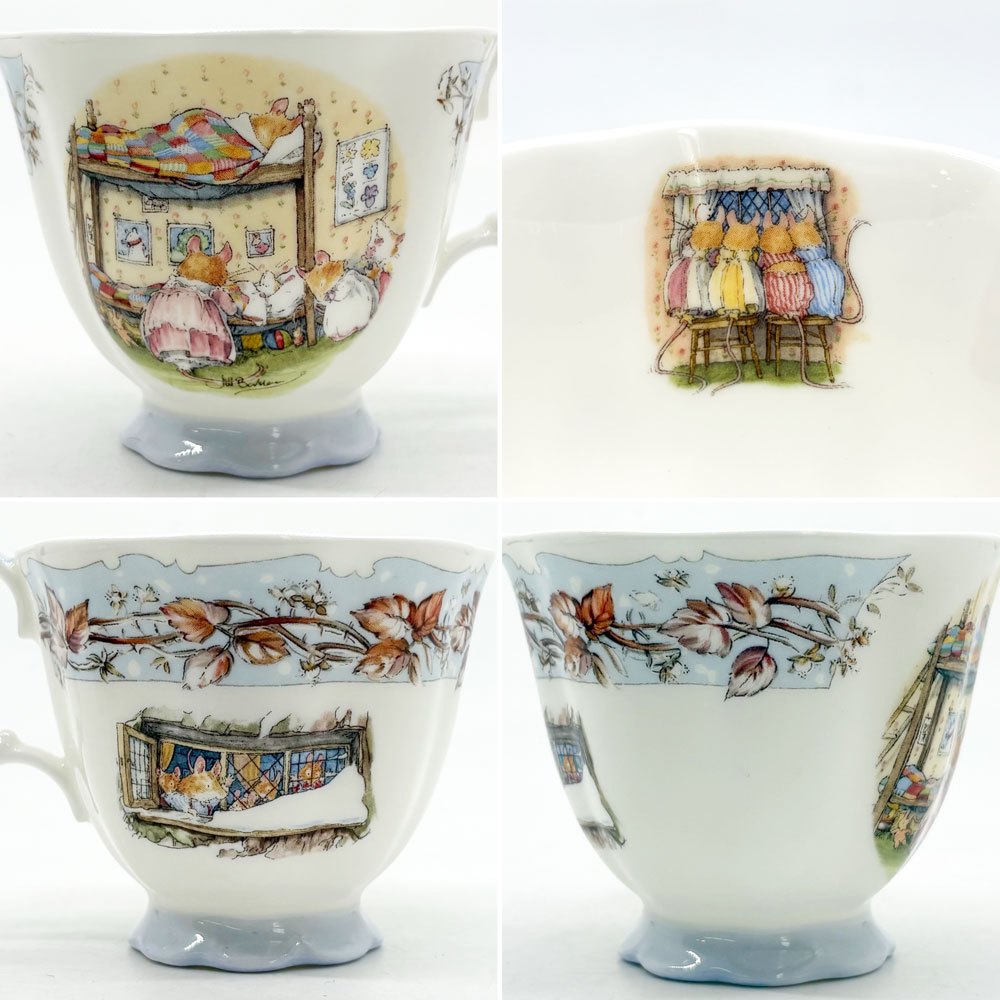 ロイヤルドルトン Royal Doulton ブランブリーヘッジ ティーカップ＆ソーサー 1999年限定品 イギリス 箱付き B ●