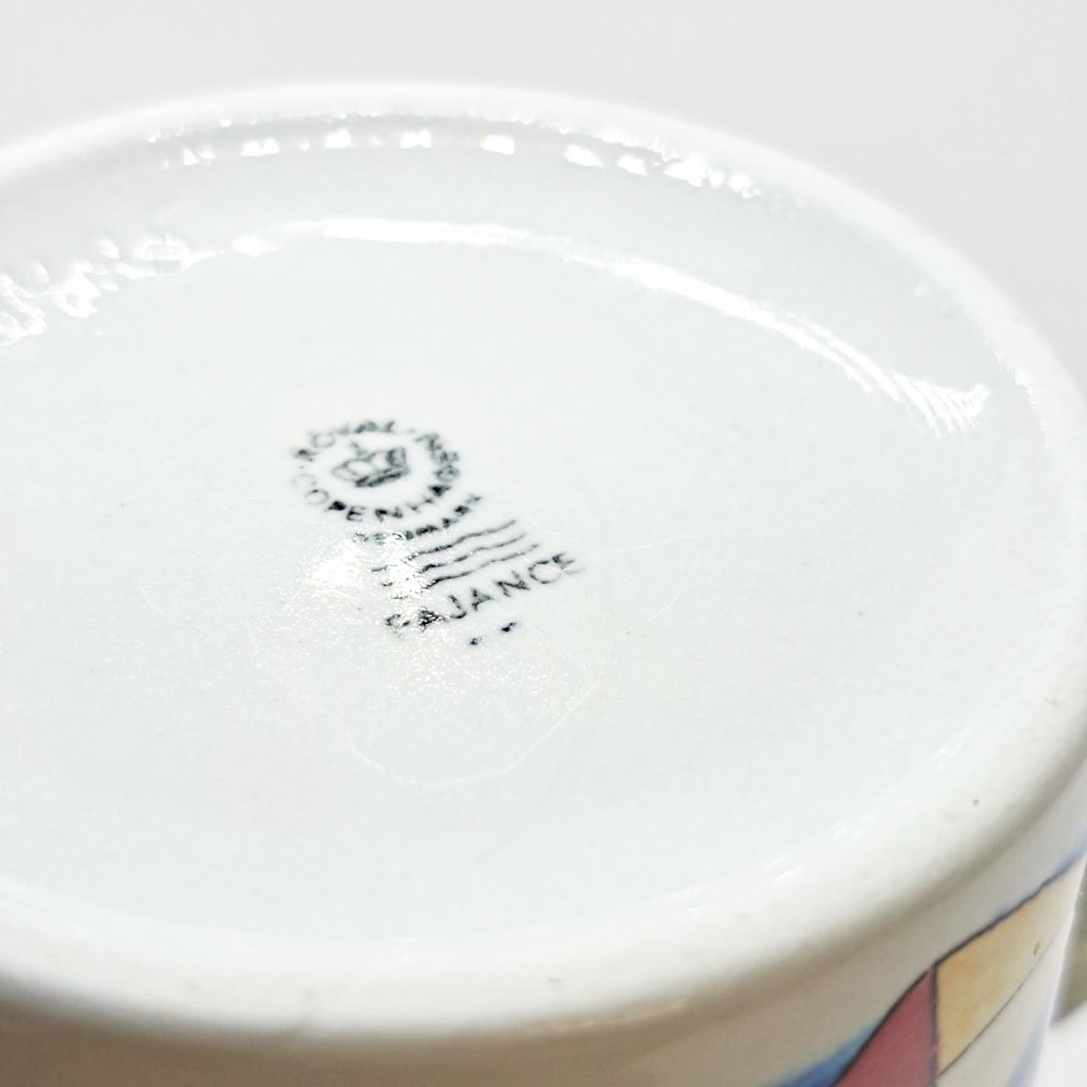 ロイヤルコペンハーゲン ROYAL COPENHAGEN イヤーマグ year mug アニュアルマグ Sサイズ 1990年 北欧ビンテージ デンマーク ●