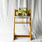 ストッケ STOKKE トリップトラップ TRIPP TRAPP ベビーチェア キッズチェア ベビーセット付き ナチュラル S/N3~ノルウェー 北欧家具 廃番クッション ◇
