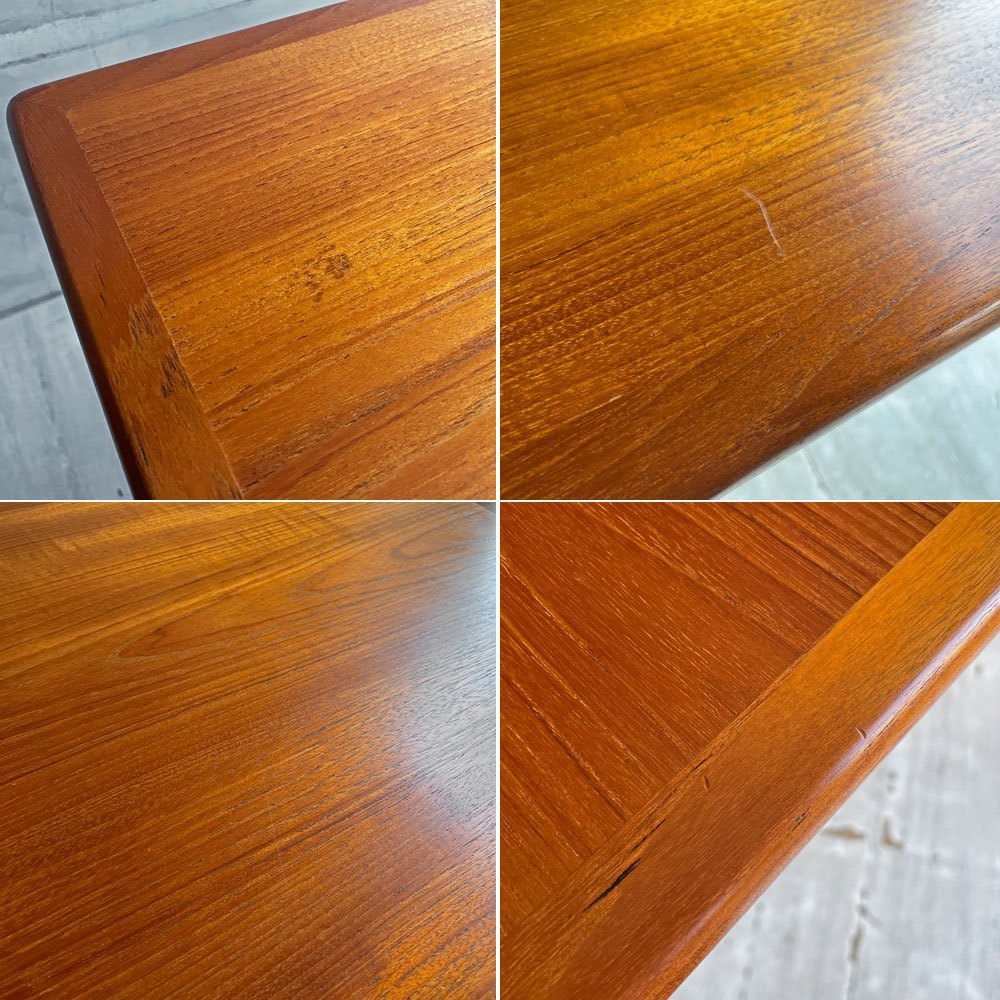 アンドレアス・タック Andreas Tuck エクステンション ダイニングテーブル AT312 伸長式 拡張 チーク材 ハンス・Ｊ・ウェグナー デンマークビンテージ 北欧家具 ♪