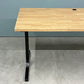 かなでもの KANADEMONO ザ・テーブル THE TABLE デスク W140xD62cm ラバーウッド Iライン脚 配線孔付き ◎