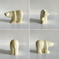 リサラーソン Lisa Larson ポーラーベア Polar Bear シロクマ 子熊 Sサイズ 陶製フィギュリン 復刻品 スウェーデン 北欧雑貨 補修あり 〓