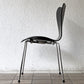 フリッツハンセン Fritz Hansen 3107 セブンチェア ラッカー仕上げ ブラック スタッキング アルネ・ヤコブセン デンマーク 北欧家具 ◇