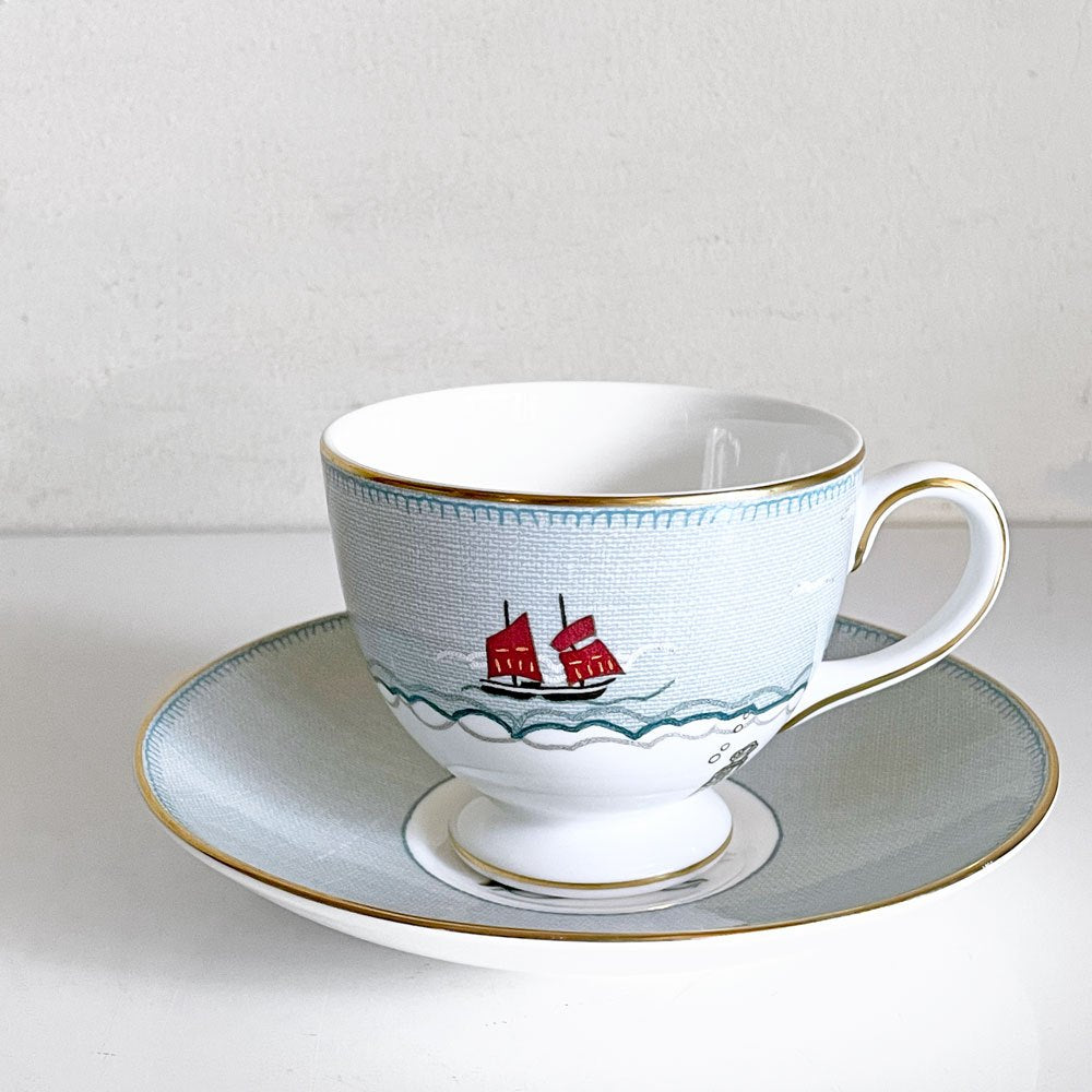 ウェッジウッド WEDGWOOD セイラーズ フェアウェル Sailor's Farewell カップ＆ソーサー C&S キット・ケンプ Kit Kemp 英国 イギリス ■