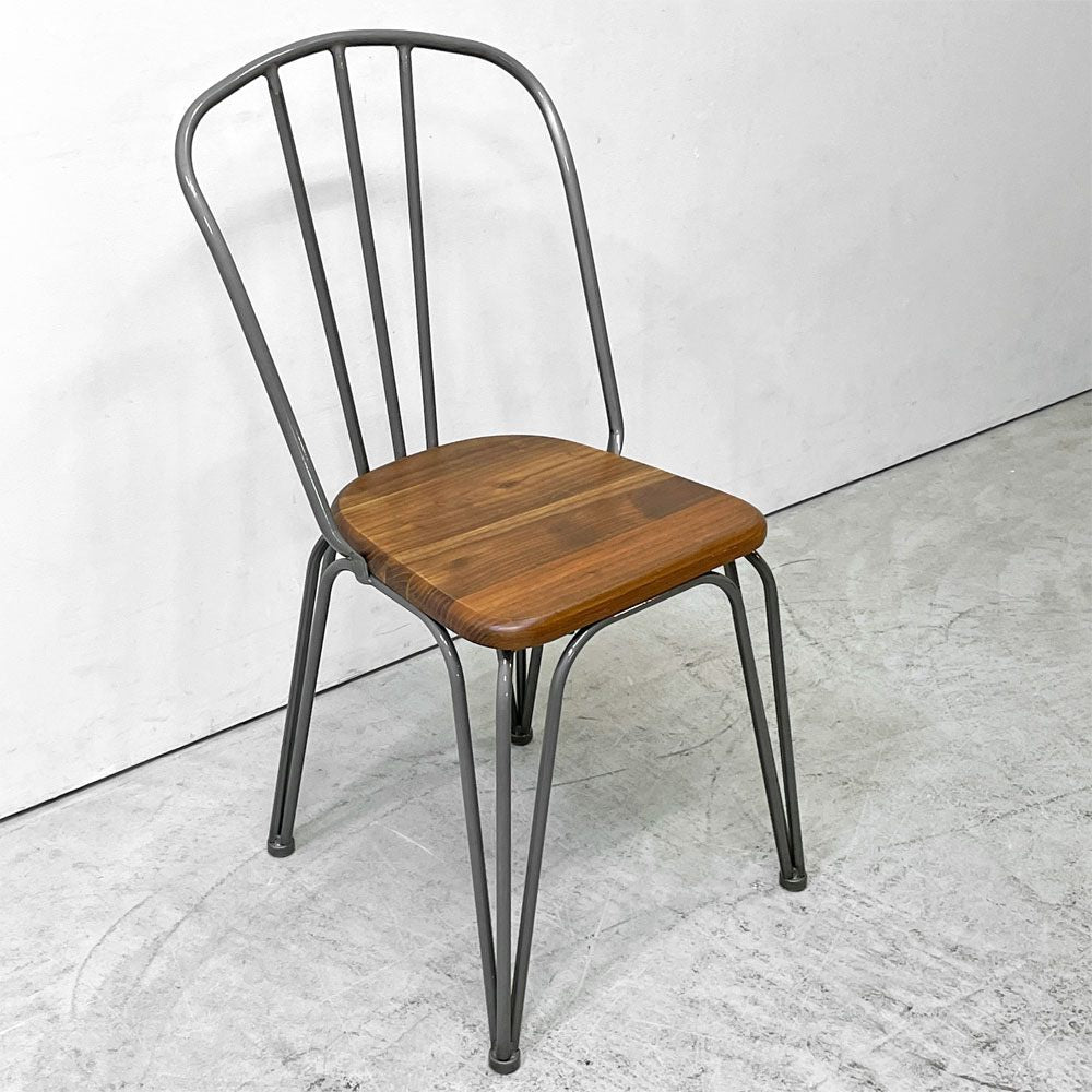 ガルト GART 1290 CHAIR ダイニングチェア エルム古材×アイアン インダストリアルデザイン 工業系 B ●