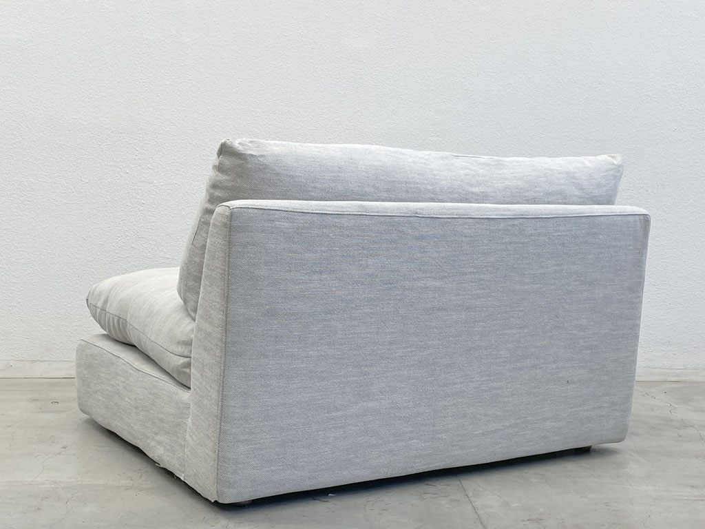 ハロ HALO ラ ジョーラ セクショナル 1シーターソファ LA JOLA SECTIONAL 1P Sofa グレーファブリック 展示品 アスプルンド取扱 〓