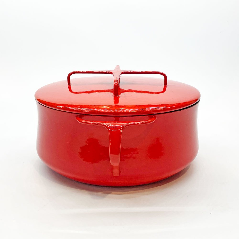 ダンスク DANSK コベンスタイル koben style ホーロー 両手鍋 Φ23cm レッド 琺瑯 イェンス・クイストゴー Jens Quistgaard  ビンテージ デンマーク製 ★