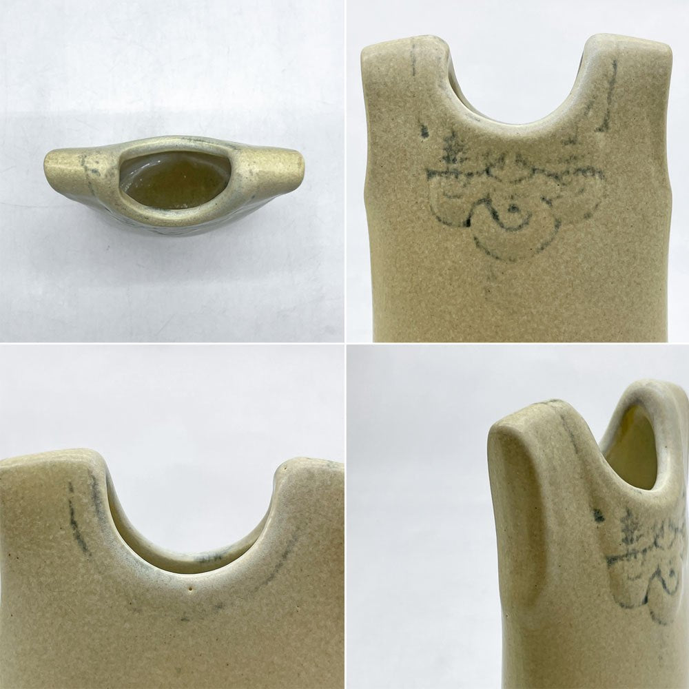 ケラミックスタジオグスタフスベリ KERAMIK STUDION GUSTAVSBERG ワードローブ Wardrobe ベスト VEST フラワーベース リサ・ラーソン Lisa Larson 北欧 陶器 オブジェ フィギュリン スウェーデン ●