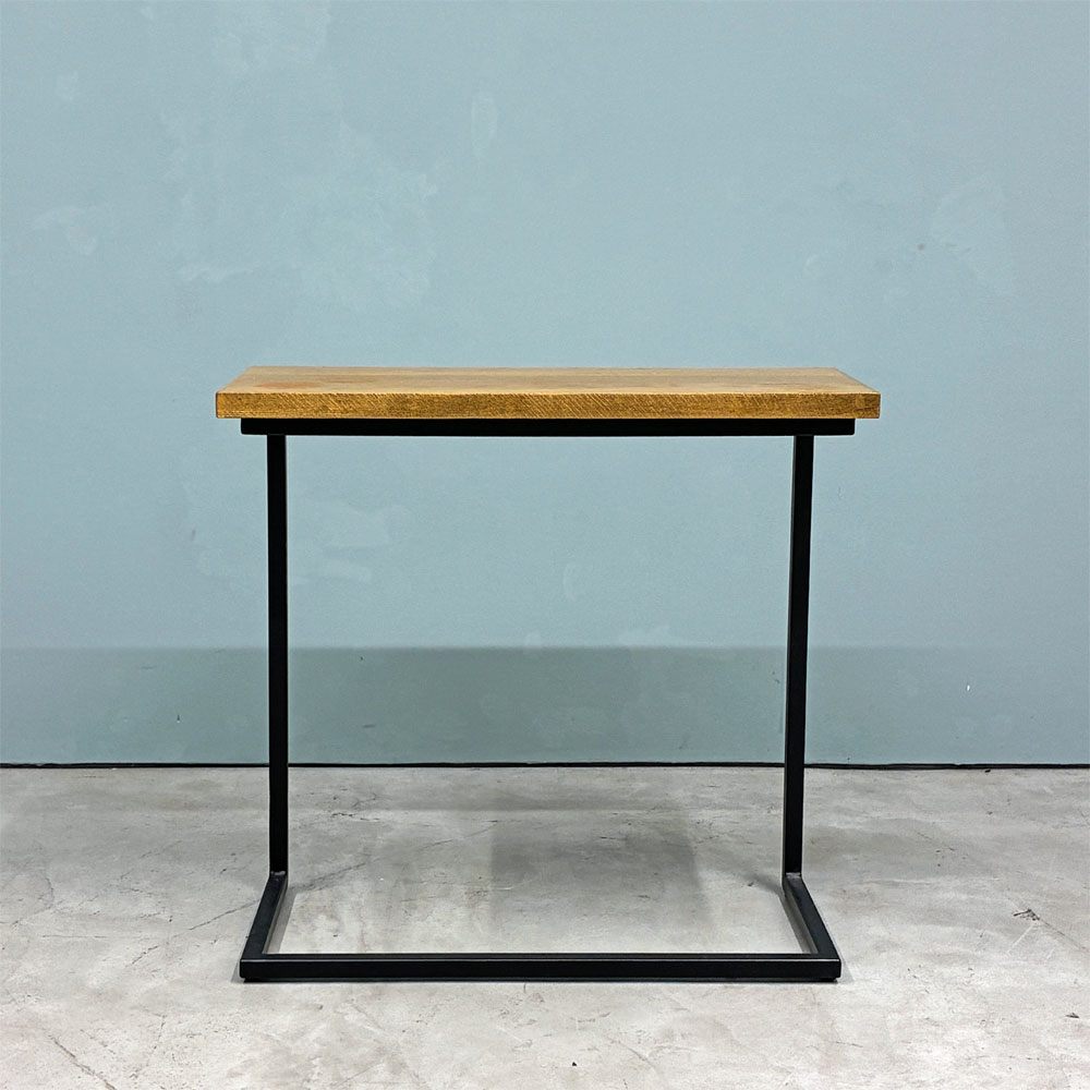 かなでもの KANADEMONO Wood × Steel コンビネーション Side Table サイドテーブル インダストリアルデザイン ◎