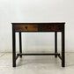 ジャパンビンテージ Japan Vintage 古い木味のデスク 抽斗2杯 レトロ家具 W90cm ●