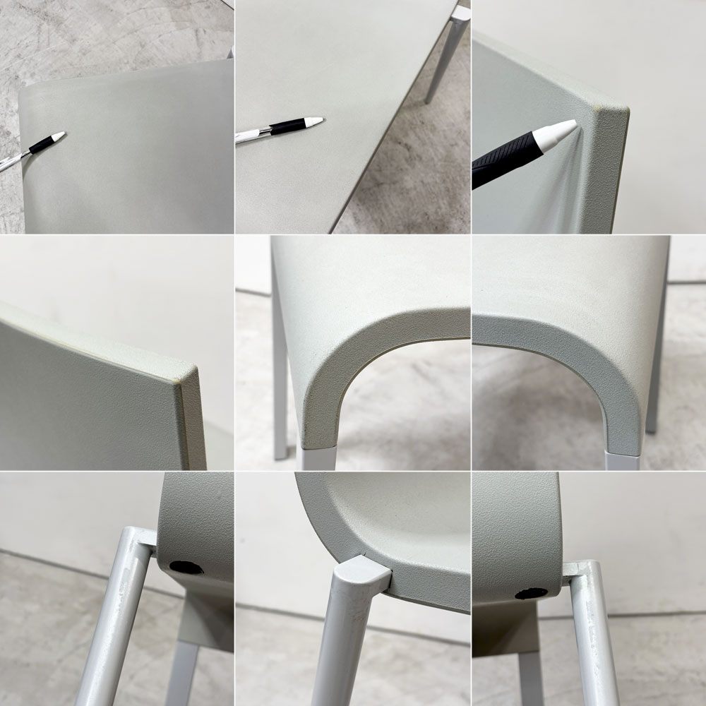 ヴィトラ vitra. ゼロスリー .03 ダイニングチェア スタッキングチェア マールテン・ヴァン・セーヴェレン Maarten Van Severen グレー B ●