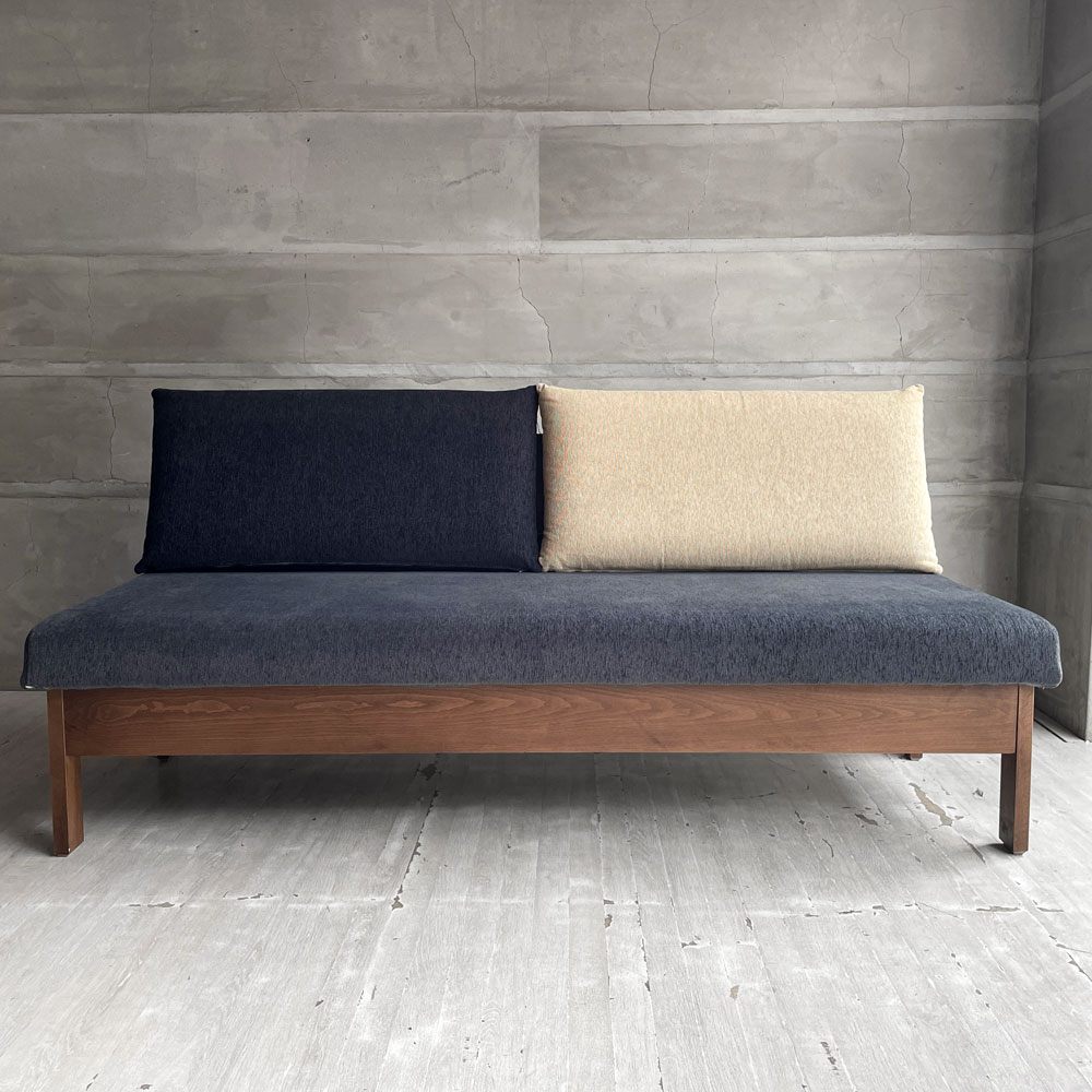 園田産業 ルチア Ruthia 160カウチソファ ソファベンチ 3人掛け 3P カバーリング サイドパネル付け替え可 アルダー材 ♪