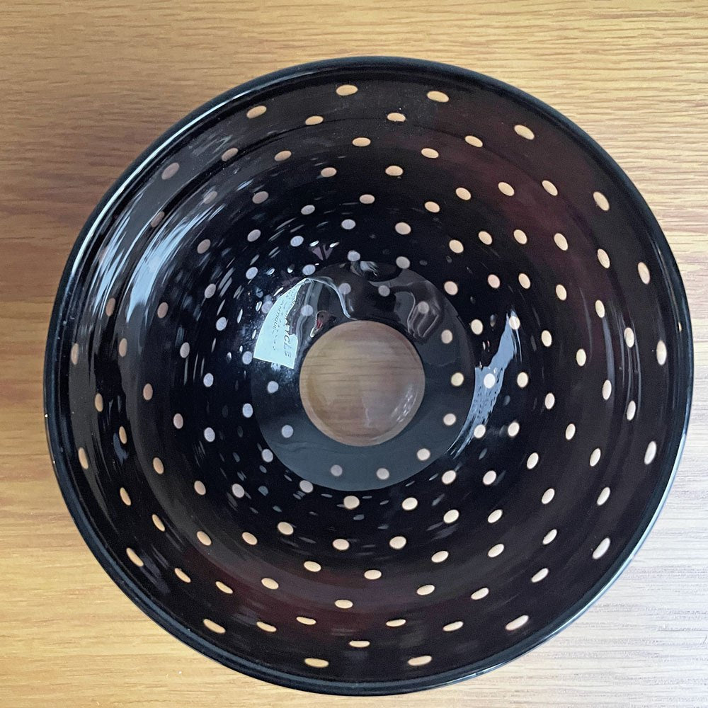 辻和美 Kazumi Tsuji おはち 深 ツブツブ ガラスボウル 鉢 Φ15×9.5cm ファクトリーズーマー factory zoomer 現代作家♪