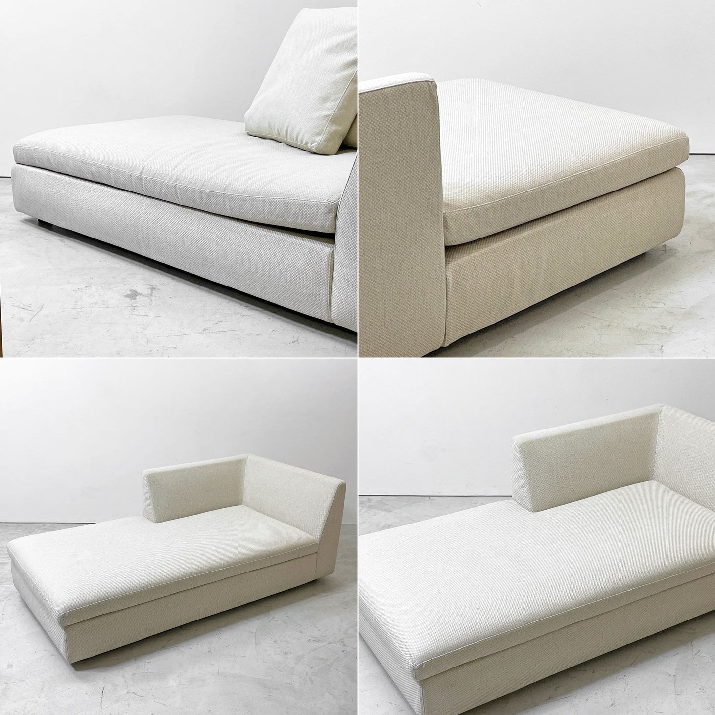 アルフレックス arflex ソーナ SONA シリーズ ソファ リラックスタイプ 16左アーム カウチ クッション2個セット C.O.D イタリア モダン ●