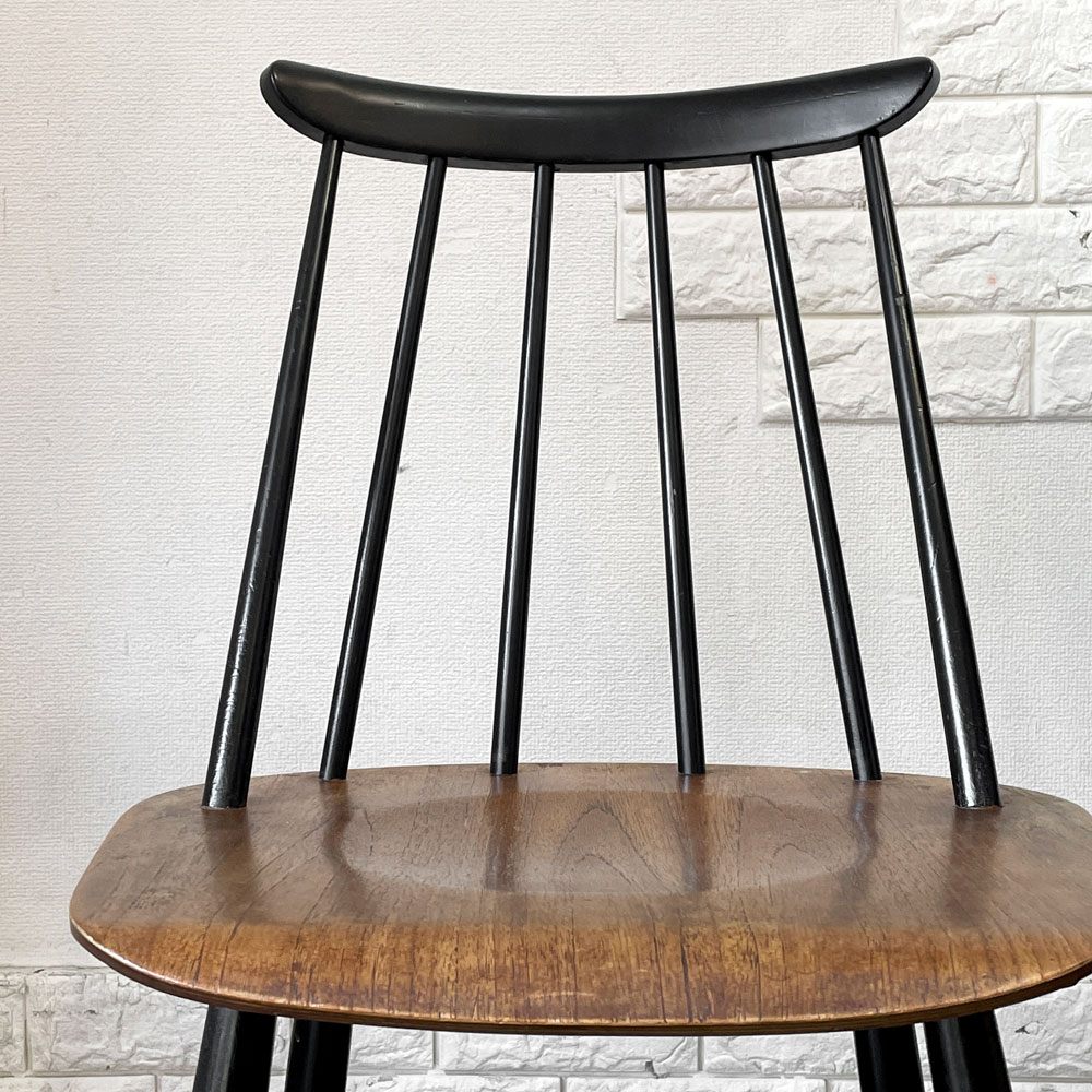 アスコ ASKO ファネットチェア Fanett chair イルマリ・タピオヴァーラ ダイニングチェア チーク材 50～60年代 フィンランド製 北欧ビンテージ 名作 ◎