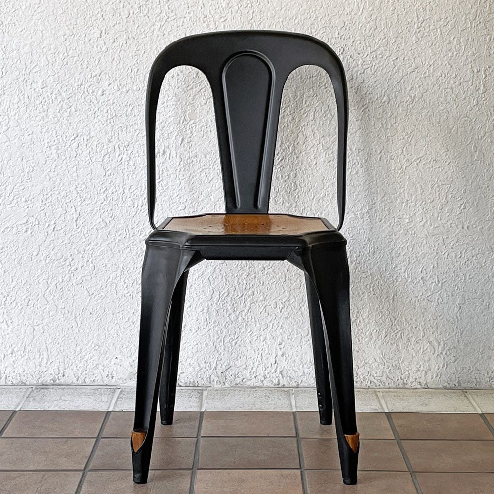 ノーザンオハイオインダストリアル Northern Ohio Industrial マルチプルズチェア Multipls Chair ダイニングチェア スタッキング ブラックスチール インダストリアルデザイン A ◇