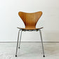 フリッツハンセン Fritz Hansen セブンチェア スタッキングチェア ローズウッド メタルカップ 1963-67年 アルネ・ヤコブセン 北欧 デンマーク ビンテージ 希少 現状品 ●