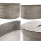 井藤昌志 IFUJI シェーカー オーバル ティッシュボックス Oval TISSUE BOX gray 草木染め イタヤカエデ L25×W17.7×H8.5cm 木工作家 ●