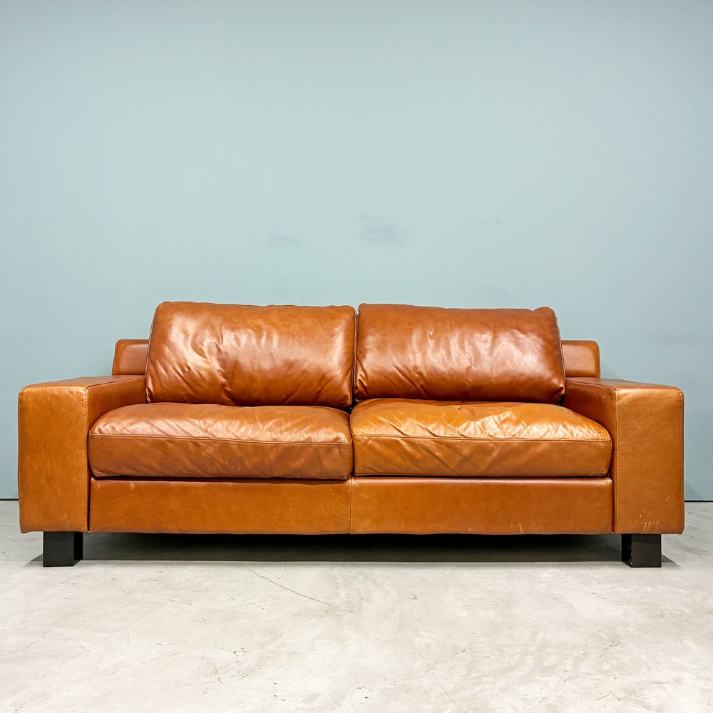 イデー IDEE セリュー ソファ プレミアム SERIEUX SOFA Premium 3Pソファ 3人掛け 本革 W190cm 定価￥399,900- ◎