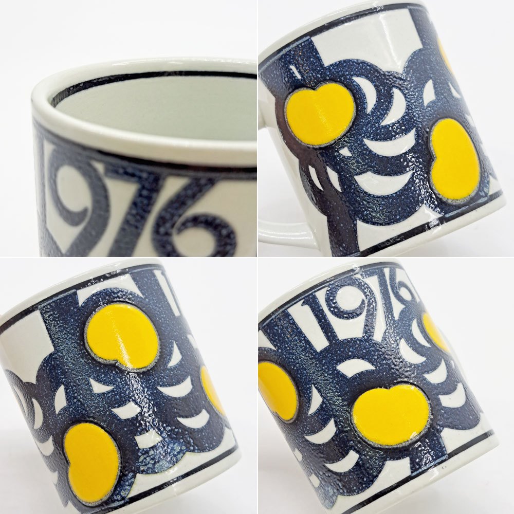 ロイヤルコペンハーゲン ROYAL COPENHAGEN イヤーマグ year mug アニュアルマグ Sサイズ 1976年 北欧ビンテージ デンマーク ●