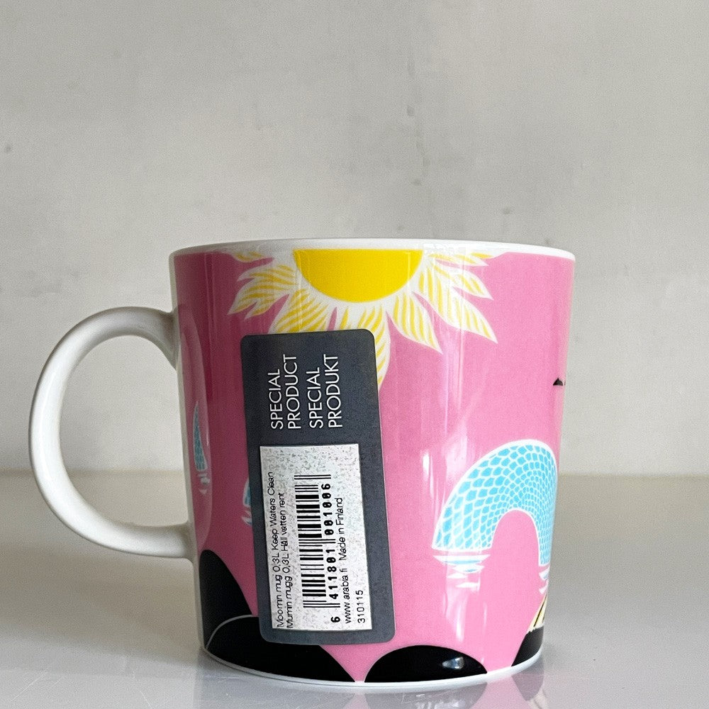 アラビア ARABIA ムーミンマグ MOOMIN キープウォータークリーン Keep Waters Clean 2015年 スウェーデン限定 フィンランド 北欧食器 ■