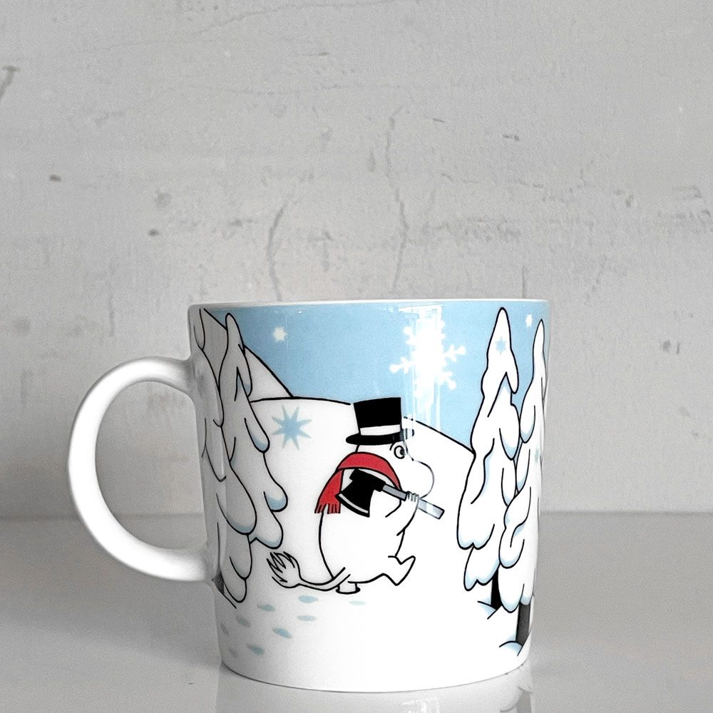 アラビア ARABIA ムーミンマグ MOOMIN ウィンターフォレスト トーベ・ヤンソン フィンランド 北欧食器 旧ロゴ 2012年 冬限定 ■