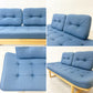 カンディハウス CONDE HOUSE アルプ ALP LDソファベッド S オーク材 ブルー系ファブリック 2Pソファ ●