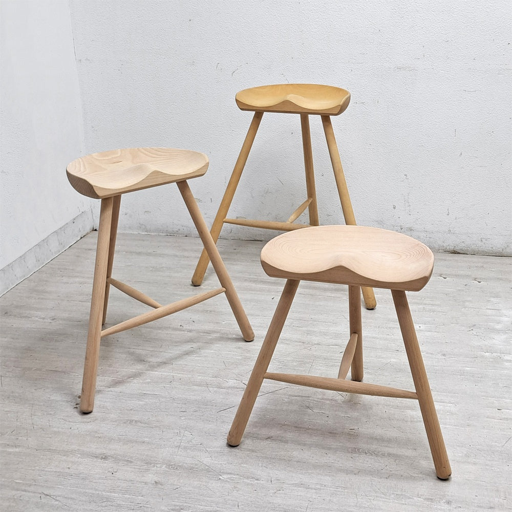 ワーナー Werner シューメーカーチェア Shoemaker Chair NO.49 スツール ビーチ材 ラーズ・ワーナー デンマーク 北欧家具 ●
