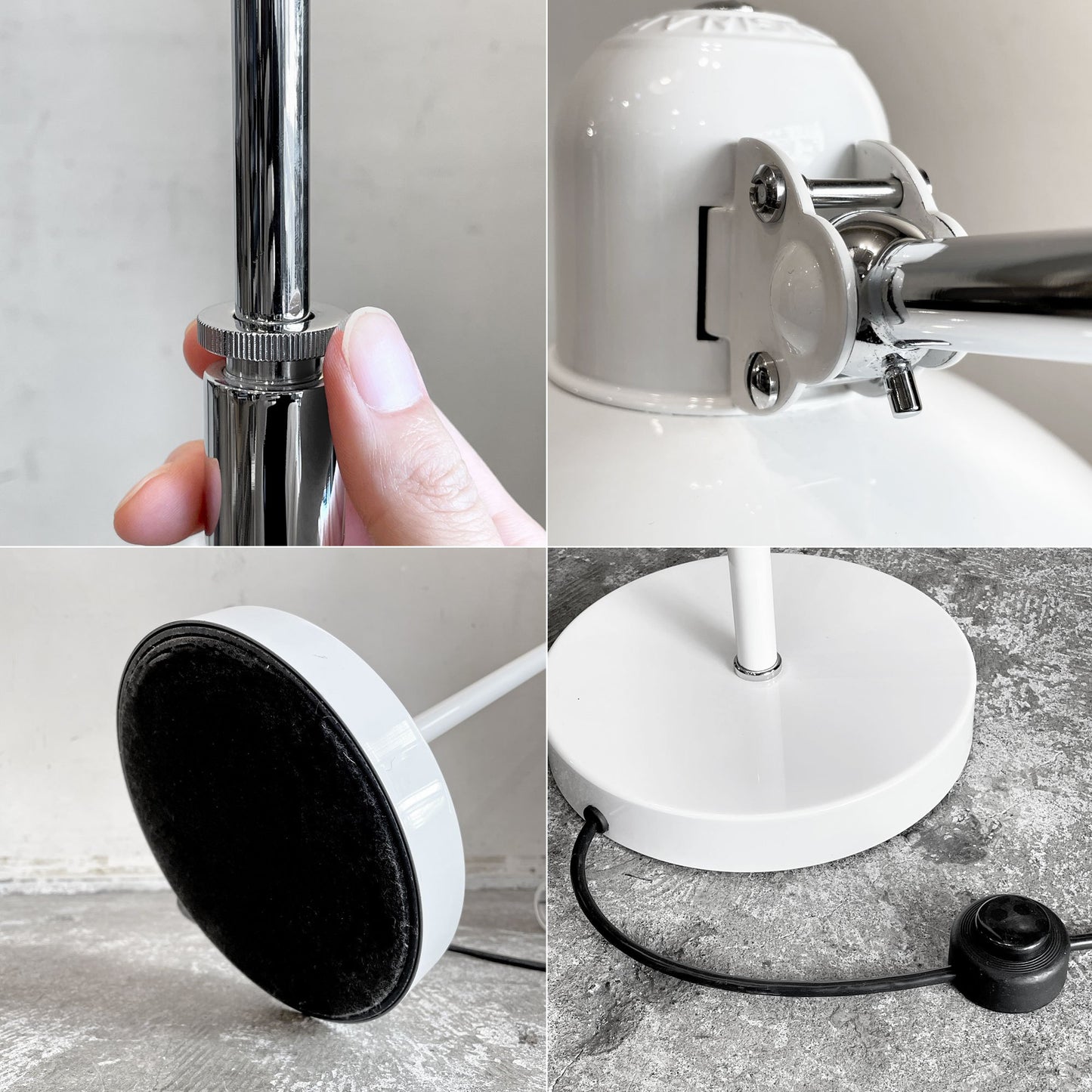フリッツハンセン Fritz Hansen カイザーイデル KAISER IDELL フロアランプ 6580-F LUXUS ホワイト クリスチャン・デル Christian Dell デンマーク ■