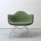 ハーマンミラー Herman Miller アームシェルチェア セカンド 2nd アプホルスター ファブリック グリーン系 キャッツクレイドル イームズ 新品張替済 C&R イームズ ミッドセンチュリー ●