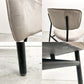 カリガリス Calligaris フィフティーズ FIFTIES ダイニングチェア サンドカラー×マットブラック ファブリック ベルベット スチール脚 モダンデザイン イタリア B ●