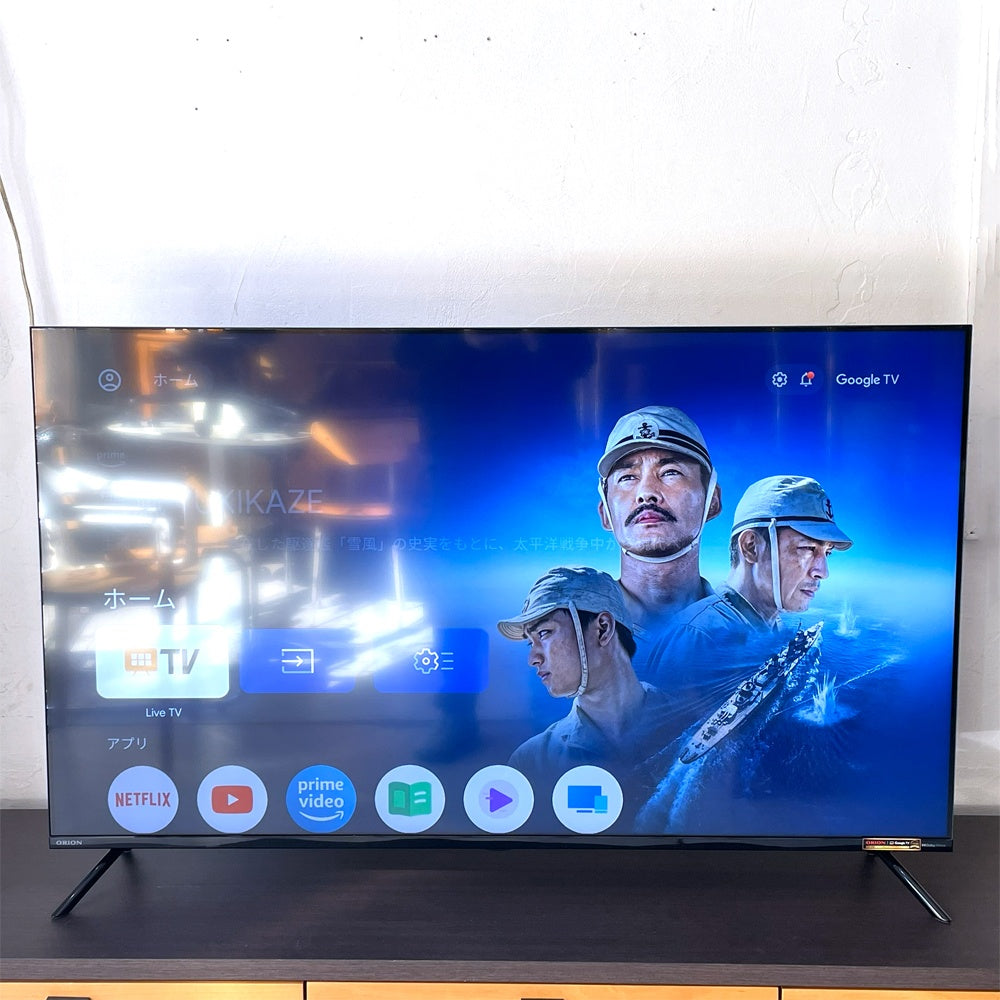 オリオン ORION 4K対応液晶テレビ 50V型 OLS50RD10 Google TV 2024年製 動作確認済 元箱有 ★