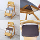 豊橋木工 TOYOMOKU アップライトチェア UPRIGHT CHAIR ナチュラル × アクアブルー 交換用座面カバー付き PVC ベビーチェア キッズチェア ●