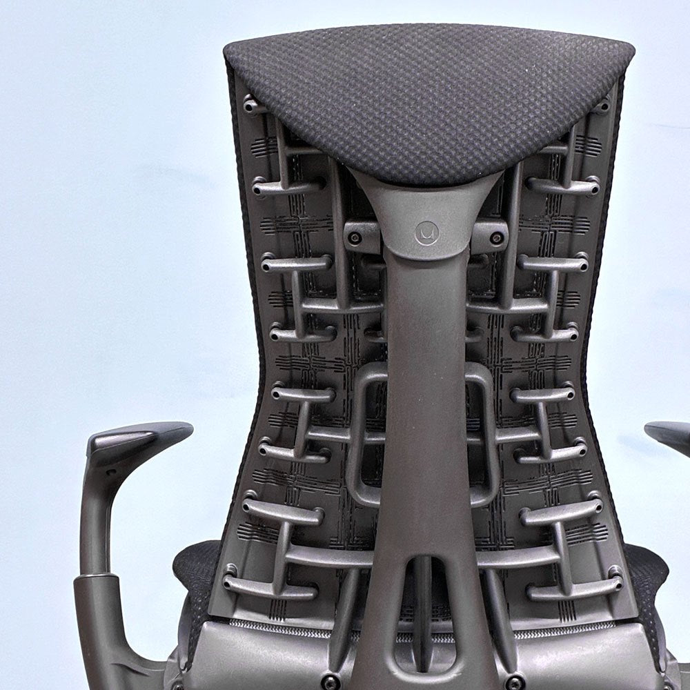 ハーマンミラー Herman Miller エンボディチェア デスクチェア オフィスチェア ジェフ・ウェバー ビル・スタンフ シンク ファブリック ブラック 2013年製 ◎