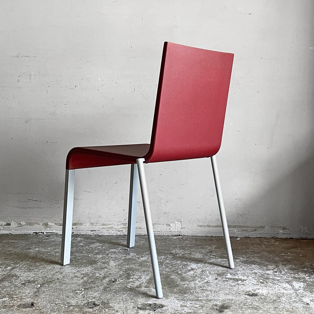 ヴィトラ vitra. ゼロスリー .03 ダイニングチェア スタッキングチェア マールテン・ヴァン・セーヴェレン Maarten Van Severen レッド A ■