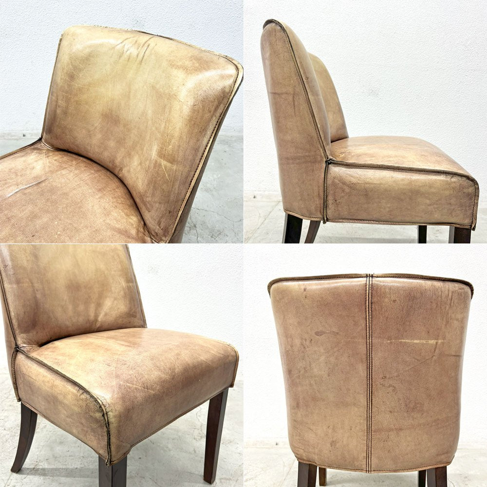 ダルトン DULTON ランディーチェア Randy Chair 本革 レザー ラウンジチェア アームチェア ビンテージスタイル A 〓