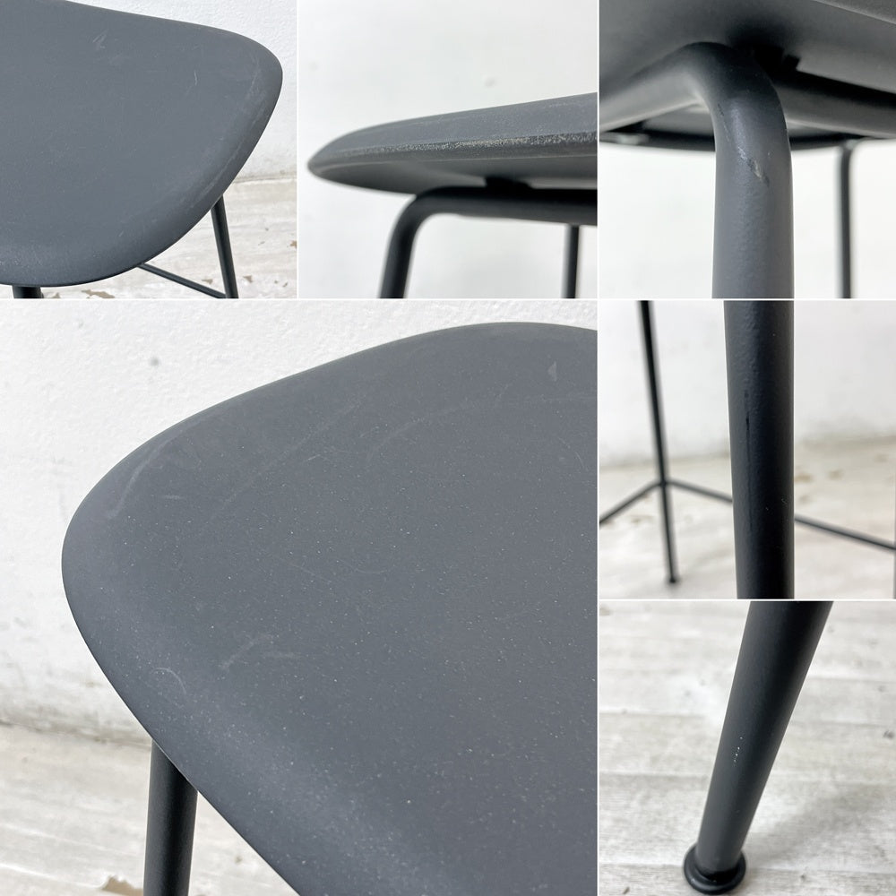 ムート muuto ファイバーカウンタースツール チューブベース FIBER COUNTER STOOL TUBE BASE ブラック イスコス・ベルリン 参考定価 ￥55,000- ●
