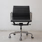 ハーマンミラー Herman Miller イームズアルミナムグループチェア マネージメントチェア アルミバフベース ガス圧昇降仕様 5本脚 キャスタータイプ 本革 イームズ D ●