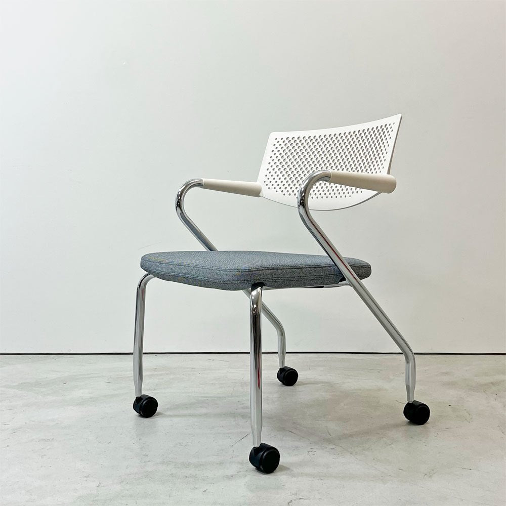ヴィトラ vitra ビザロール Visaroll デスクチェア ミーティングチェア キャスターベース スタッキング アントニオ・チッテリオ B ●