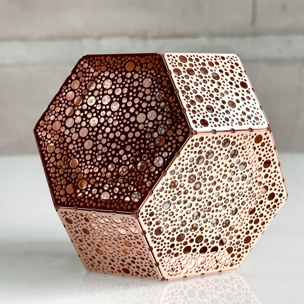 トムディクソン Tom Dixon エッチ ETCH ティーライトホルダー TEA LIGHT HOLDER ドット DOT コッパー 箱付 定価 ￥12,100-♪