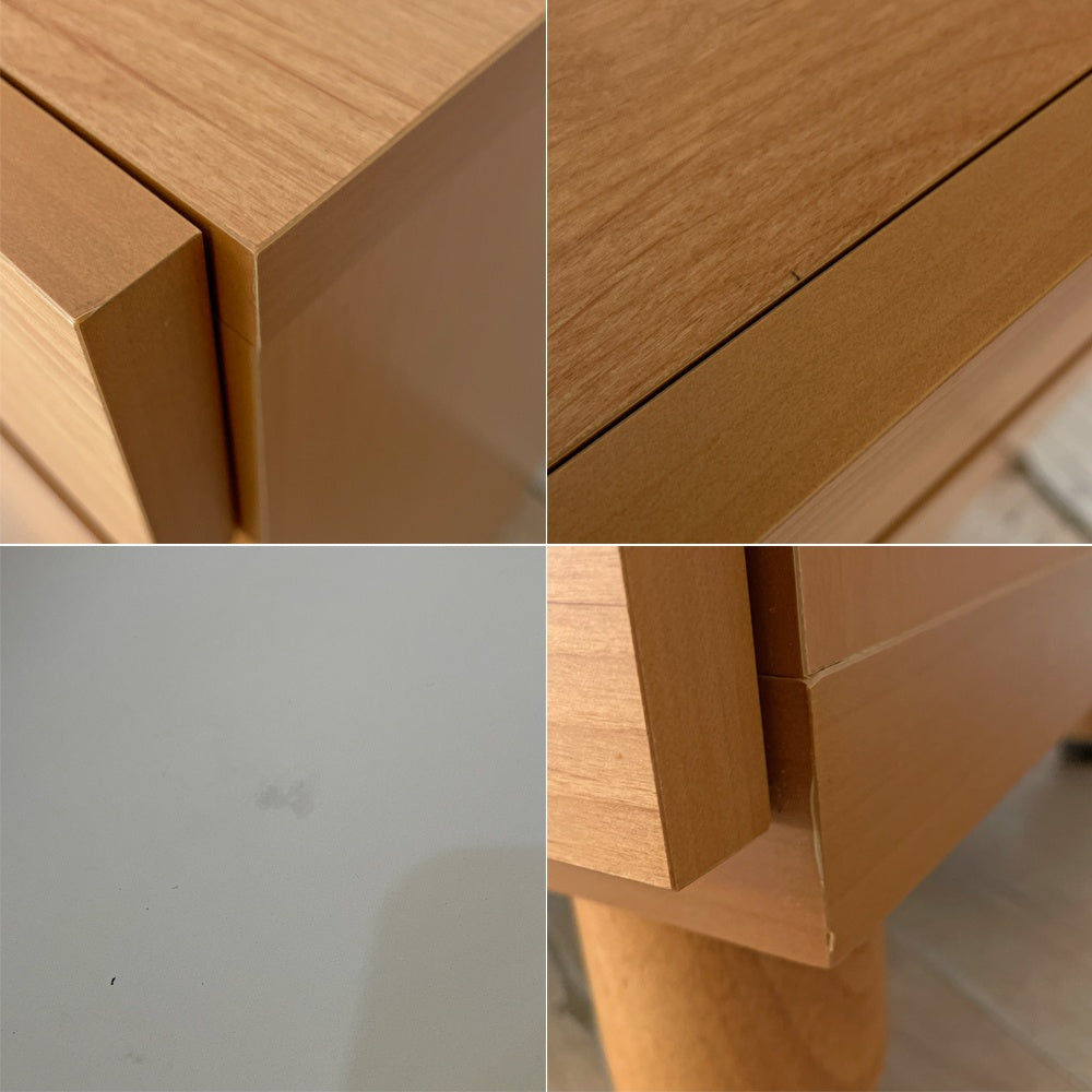 IDC大塚家具 ゴールド Lタイプ シューズボックス W87cm アルダー材 ナチュラル 下駄箱 玄関収納 ソフトクローズ ★
