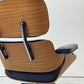 ハーマンミラー Herman Miller イームズラウンジチェア＆オットマン ブラックレザー ウォールナット C&Rイームズ ミッドセンチュリー 2004年製 ●
