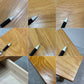 無印良品 MUJI オーク無垢材 パーソナルデスク ワークデスク 事務机 2ドロワー 抽斗付き W110cm ナチュラルデザイン ●