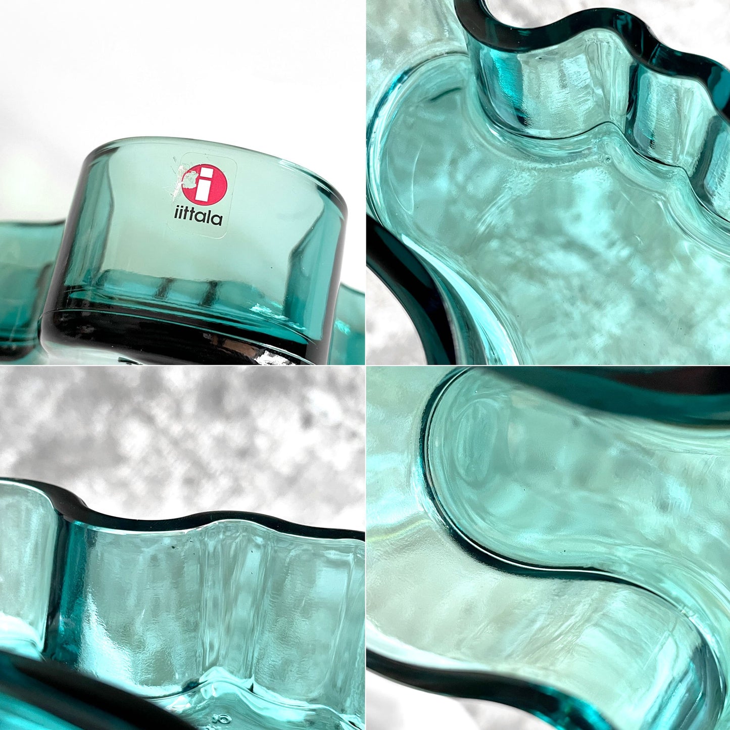 イッタラ iittala アルヴァ アアルト コレクション Aalto ボウル シーブルー 136mm 廃番 北欧雑貨 ■