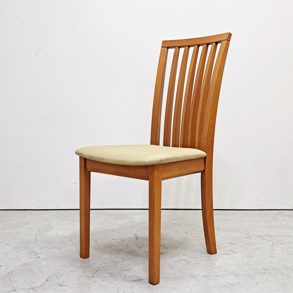 スコービー Skovby ダイニングチェア SM66 ビーチ材 ファブリック モダンデザイン デンマーク 北欧家具 C ●