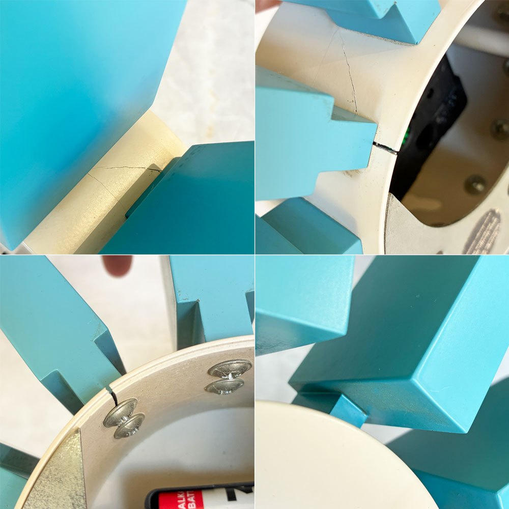 ヴィトラ vitra ブロッククロック Block Clock 壁掛け時計 ウォールクロック ジョージ・ネルソン ミッドセンチュリー 希少 廃盤 ★