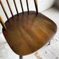 アーコール Ercol クエーカーチェア ダイニングチェア ハイバック オールドコロニアル ブラウン エルム材 × ビーチ材 UKビンテージ 英国家具 ♪