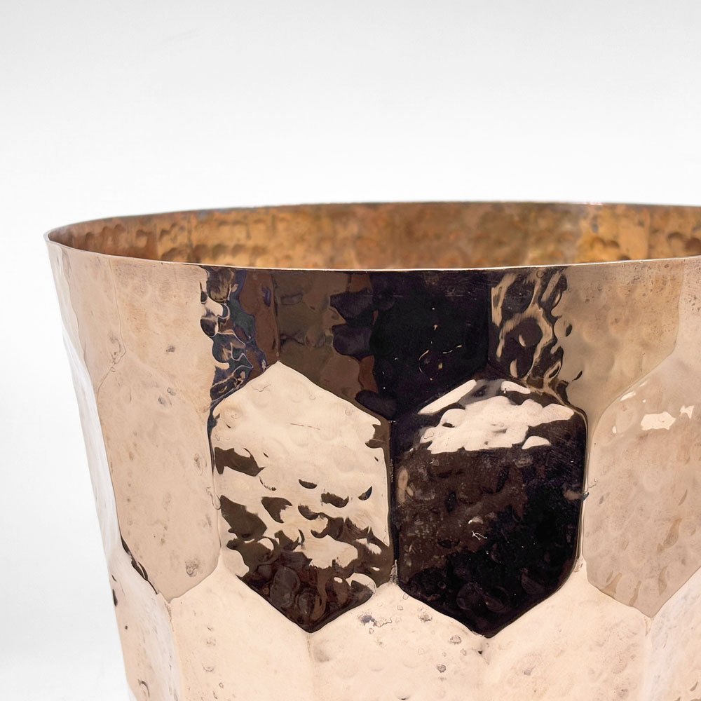 トムディクソン Tom Dixon ヘックス シャンパン バケツ Hex Champagne Bucket 銅製 打ち出し 廃番 ●